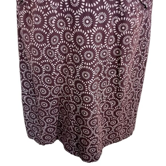 ZIG ZAG ASIAN COLLECTION Organic Cotton Purple Plum Knit Knee Length Dress sz S - Picture 4 of 16